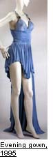 Evening gown with asymmetrical hem, spring-summer 1995