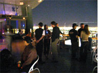 Ghost Bar's outside patio, 40 stories up and livin' large