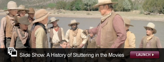 Click here for a video slide show on the history of stuttering in the movies.
