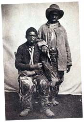 Escaped slaves, photographed circa 1862-63