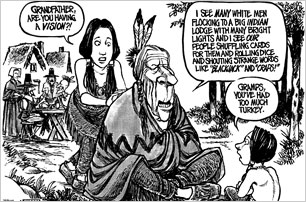TODAY'S CARTOONS: Cartoonists' take on the holidays.
