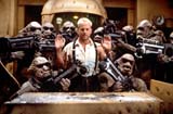 Korben (Bruce Willis) in a spot
