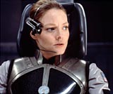Dr. Eleanor Arroway (Jodie Foster) on her way to Vega