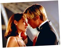 Forlani and Pitt in Meet Joe Black