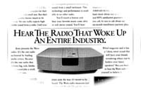 Bose Wave Radio advertisement