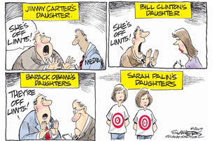 TODAY'S CARTOONS: Cartoonists' take on Sarah Palin.