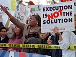 Protesting Tucker's execution