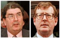 Hume (L) and Trimble (R)