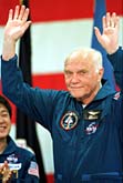 John Glenn comes back to Earth