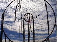 A dreamcatcher prevents evil spirits from entering