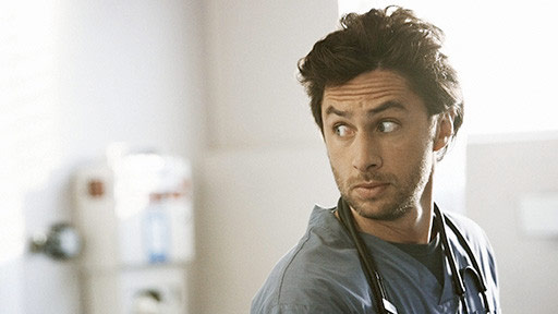 Zach Braff in Scrubs.