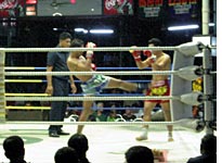 The old kick to the groin