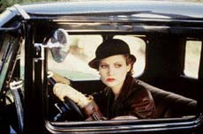 Blondie in car
