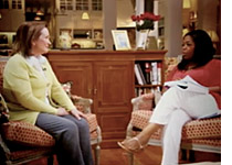 Still of Elizabeth Edwards and Oprah from YouTube.