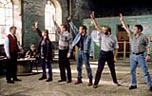 The cast of The Full Monty
