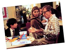 Hilly Block (Eric Lloyd), Beth Kramer (Mariel Hemingway), and Harry Block (Allen)