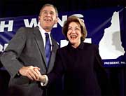 Dole gives new blood to Bush