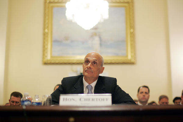 Homeland Security Secretary Michael Chertoff.
