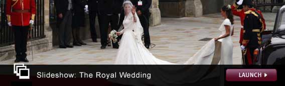 Click here to launch a slideshow on the royal wedding.