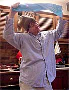 A late afternoon rendition of this morning's Parisian trash bag dance