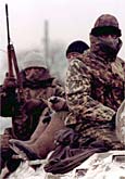 Russian soldiers in Grozny