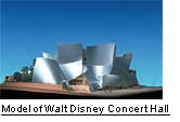 Model of Walt Disney Concert Hall