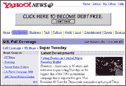 The Yahoo! Full Coverage: Presidential Election Web site