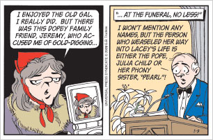 TODAY'S DOONESBURY: Cavendished.
