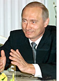 Putin on a good face