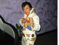 Elvis impersonator Sonny Boline; treat him nice