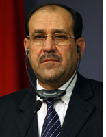 Iraqi Prime Minister Nouri al-Maliki. Click image to expand.