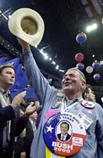 Delegate at Republican convention