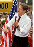 Workin' it: Gore on the stump