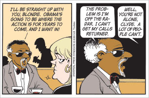 TODAY'S DOONESBURY: Seems like a freeze-out.