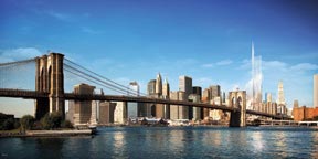 View with Brooklyn Bridge